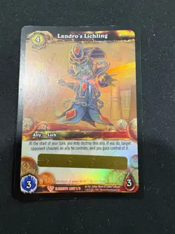 Landro's Lichling WoW TCG Ally Lich World of Warcraft Card Stock English - Image 1
