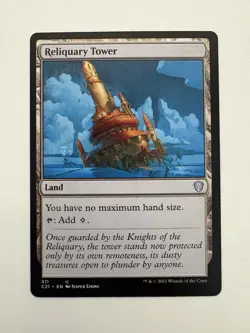Reliquary Tower MTG Magic the Gathering Card NM Near Mint C21 - Image 1
