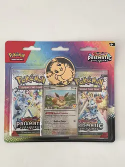 Pokemon Prismatic Evolutions Trading Card Game Scarlet & Violet 2 Pack Blister - Image 1