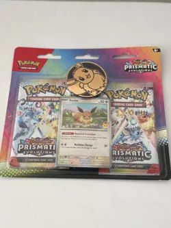 Pokemon Prismatic Evolutions Trading Card Game Scarlet & Violet 2 Pack Blister - Image 3