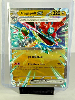 Pokemon TCG Dragapult EX Holo Card 130/167 - Twilight Masquerade-Near Mint - Image 1