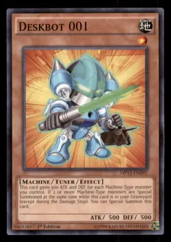 Yugioh Deskbot 001 #MP15-EN092 2015 Mega-Tins Mega Pack LP - Image 1