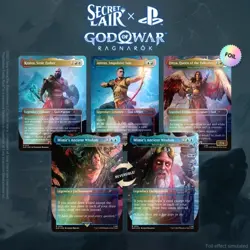 MTG Secret Lair x PlayStation: Foil Trophy Bundle In-Hand + Promo - Image 5
