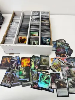 3500 + MAGIC THE GATHERING MTG tokens inc foils and full arts. Huge lot. - Image 1