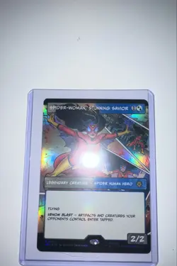 Spider-Woman, Stunning Savior (Borderless) Marvel's Spider-Man Foil - Image 1
