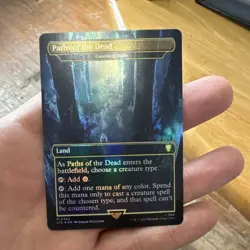 Wizards of the Coast Paths of the Dead Foil Land 362 LOTR Commander 2023 - Image 1
