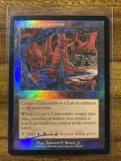 MTG✨CROSIS’S CATACOMBS FOIL✨Planeshift MINT Uncommon SAC/BOUNCE Land UNPLAYED ! - Image 1