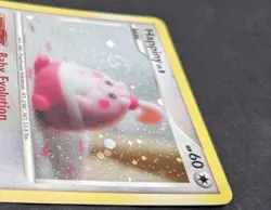 Happiny Lv.8 | Pokemon TCG | POP Series 8 | Cosmo Holo Double Swirl | MP - Image 4