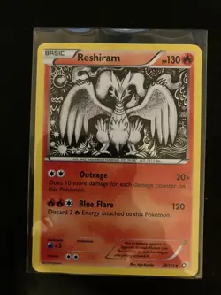 Pokemon Card Reshiram #28 Pokemon Legendary Treasures - Image 1