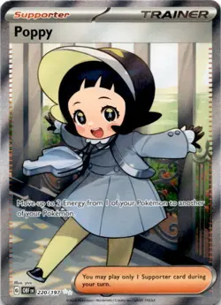 Obsidian Flames Pokemon TCG Poppy 220/197 Full ART - Image 1