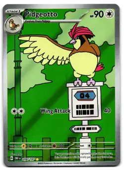 Pidgeotto 208/197 - 🌊 Obsidian Flames Illustration Rare Pokemon TCG 🖤 - LP - Image 1