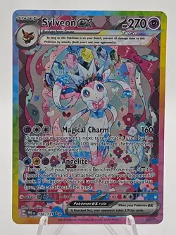 Pokemon Sylveon ex Special Illustration Rare Holo Prismatic Evolutions 156/131 - Image 1