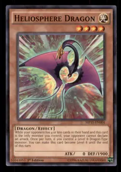 Yugioh Heliosphere Dragon #MP15-EN004 2015 Mega-Tins Mega Pack LP - Image 1