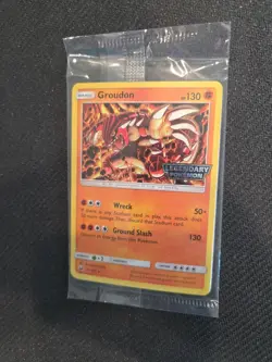 Groudon [Legendary Pokemon Stamp] 81/168 Gamestop Promo SEALED - Image 4