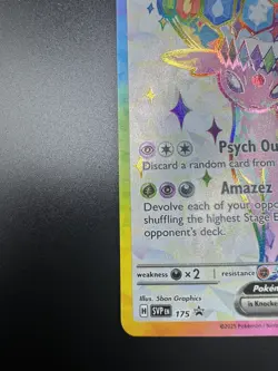 2025 Pokemon Scarlet & Violet Black Star Promos Espeon ex #175 - Image 5