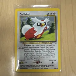 Delibird 5/64 Neo Revelation Unlimited Holofoil Rare Pokemon TCG - Image 1