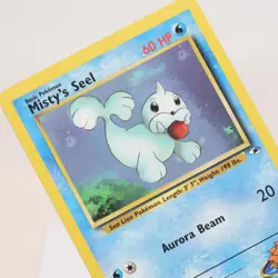 Pokemon TCG - Misty's Seel 88/132 Gym Heroes Common WOTC - MPIndent - Image 1