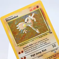 Pokemon TCG - Hitmonlee 7/62 Fossil Holo Rare WOTC - EXC - Image 1