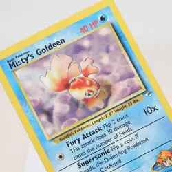 Pokemon TCG - Misty's Goldeen 85/132 Gym Heroes Common WOTC - MPCrease - Image 1