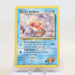 Pokemon TCG - Misty's Goldeen 85/132 Gym Heroes Common WOTC - MPCrease - Image 2