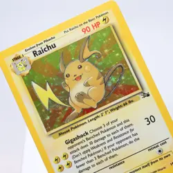 Pokemon TCG - Raichu 14/62 Fossil Holo Rare WOTC - EXC - Image 1