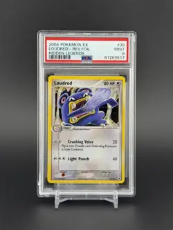 Pokemon PSA 9 MINT Loudred 39/101 EX Hidden Legends Reverse Holofoil 2004 Foil - Image 1