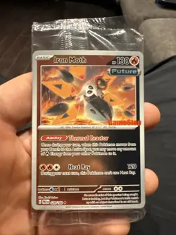 2023 Iron Moth 028/182 Pokemon Scarlet & Violet GameStop Promo Sealed Rare Nm - Image 1