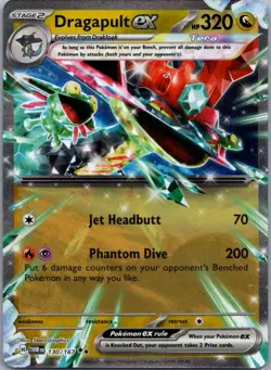 Dragapult ex 130/167 Double Rare Twilight Masquerade Pokemon Holo Near Mint - Image 1