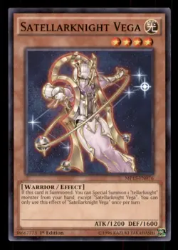 Yugioh Satellarknight Vega #MP15-EN076 2015 Mega-Tins Mega Pack LP - Image 1