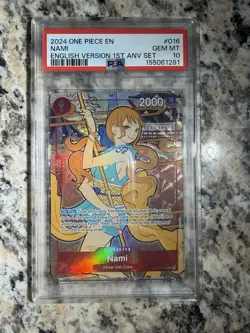 PSA 10 One Piece English 1st Anniversary Nami - Image 1