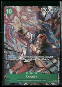 Shanks (028) (Alternate Art) Carrying On His Will Super Rare tcg #OP13-028 - Image 1