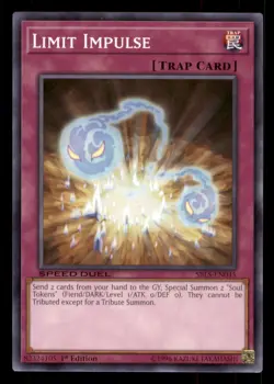 Yugioh Limit Impulse #SBLS-EN045 Speed Duel: Arena of Lost Souls LP - Image 1