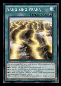 Yugioh Yang Zing Prana #MP15-EN106 2015 Mega-Tins Mega Pack LP - Image 1