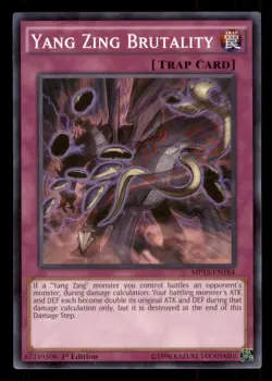 Yugioh Yang Zing Brutality #MP15-EN184 2015 Mega-Tins Mega Pack LP - Image 1