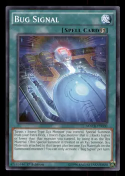 Yugioh Bug Signal #MACR-EN060 Maximum Crisis LP - Image 1