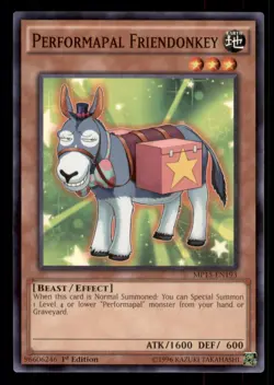 Yugioh Performapal Friendonkey #MP15-EN193 2015 Mega-Tins Mega Pack LP - Image 1