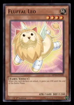 Yugioh Fluffal Leo #MP15-EN138 2015 Mega-Tins Mega Pack LP - Image 1