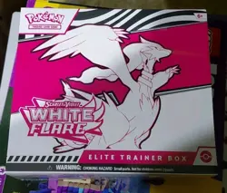 Pokemon TCG Scarlet & Violet White Flare Elite Trainer Box (ETB), Factory Sealed - Image 1