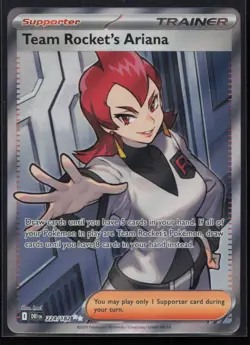 Team Rocket's Ariana - 224/182 SV10: Destined Rivals hncl Art Pokemon TCG Card - Image 1