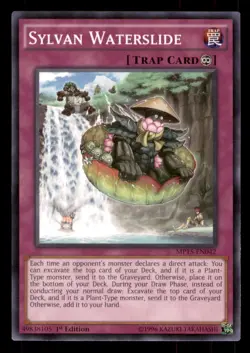 Yugioh Sylvan Waterslide #MP15-EN042 2015 Mega-Tins Mega Pack LP - Image 1