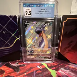 Pokemon Lapras V CGC 9.5 Holo Shining Fates Shiny Vault SV110/SV122 Full Art - Image 1