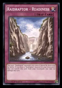 Yugioh Raidraptor - Readiness #MP15-EN239 2015 Mega-Tins Mega Pack LP - Image 1