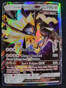 Pokemon Sm-Ultra Prism Dusk Mane Necrozma GX Ultra Rare Holo 90/156 - Image 1