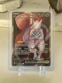 Pokemon Team Rocket's Mewtwo ex 213/182 Sv10 Ultra Rare Holo 280 HP - Image 1