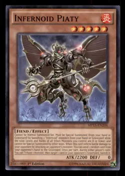 Yugioh Infernoid Piaty #MP15-EN206 2015 Mega-Tins Mega Pack LP - Image 1