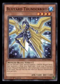 Yugioh Blizzard Thunderbird #MP15-EN005 2015 Mega-Tins Mega Pack LP - Image 1