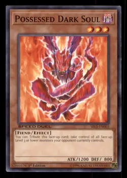 Yugioh Possessed Dark Soul #SBLS-EN003 Speed Duel: Arena of Lost Souls LP - Image 1