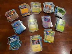 Lot Of Assorted Pokemon TCG Halos/Reverse Halos And More All Rare Over 200/Dupes - Image 1