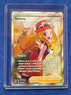 Pokemon Serena 193/195 Swsh12 Silver Tempest Ultra Rare Full Art Holo EN - Image 1