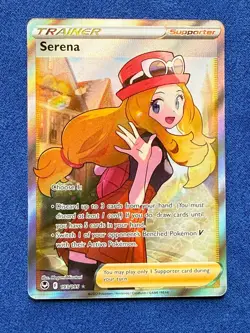 Pokemon Serena 193/195 Swsh12 Silver Tempest Ultra Rare Full Art Holo EN - Image 2